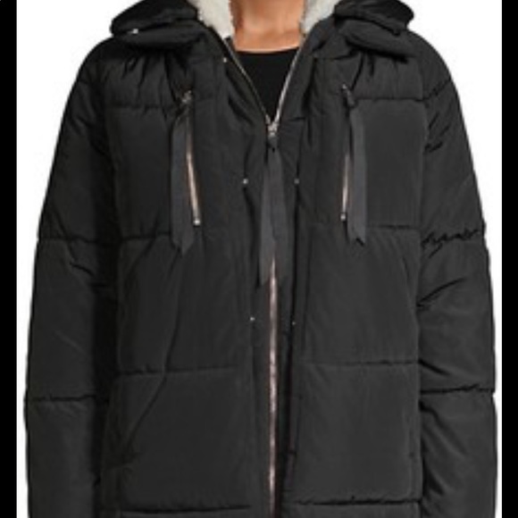 Cherté black puffy winter coat - Picture 6 of 6